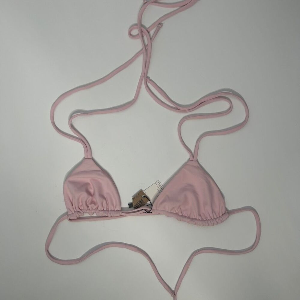Maheli Heli Paloma Triangle Bikini Top - Baby Pink (Size S) — image 5 of 5